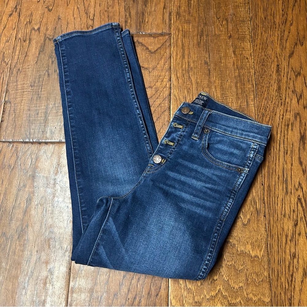 J crew factory high rise vintage straight leg jeans